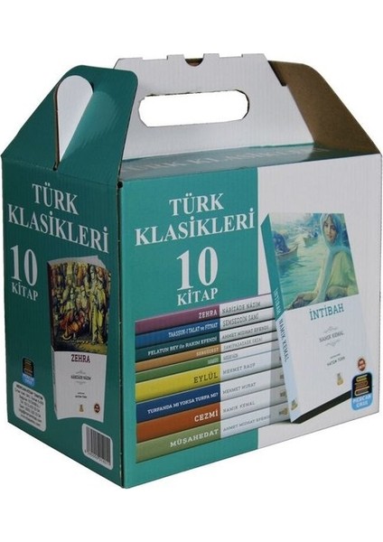 Mercan Türk Klasikleri Seti (10 Kitap) Sadeleştirilmiş İnceleme Tam Metin