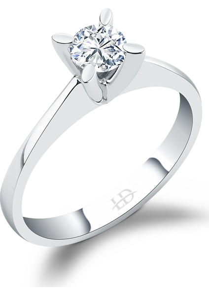 0.35 Ct F Pırlanta Tektaş Yüzük