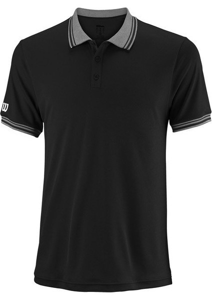 Polo Team Siyah Erkek Tenis T-Shirt wra765402