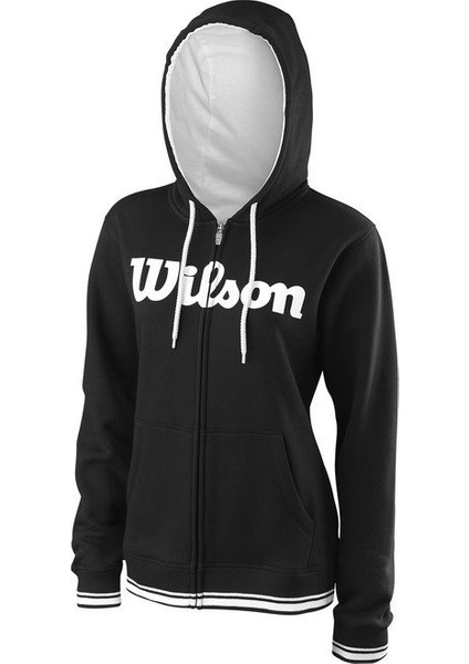 Team Script FZ Kadın Tenis Sweatshirt wra766701