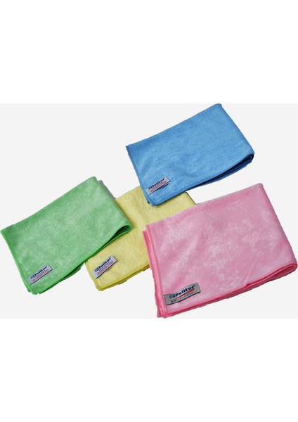 Premium Mikrofiber Genel Temizlik Toz ve Cam Bezi 40 x 40 cm x 4 Adet