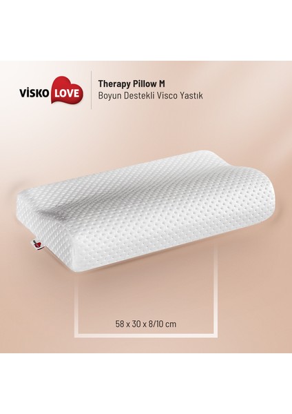 Visko Love Therapy-M, Boyun Destekli  Visco Yastık