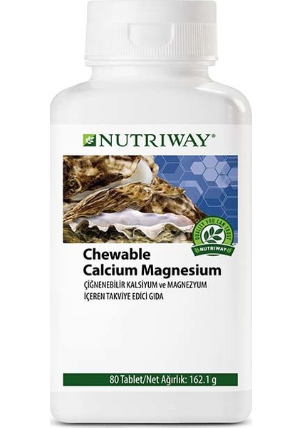 Chewable Calcium Magnesium 80 Tablet NUTRIWAY™