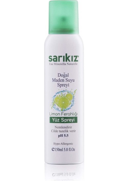 Doğal Maden Suyu Spreyi 150ml Limon Ferahlığı