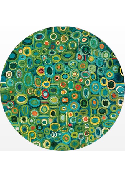 Yeşil Halkalar Mouse Pad