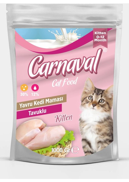 Yavru Kedi Maması 1 kg - Kilitli Ambalaj