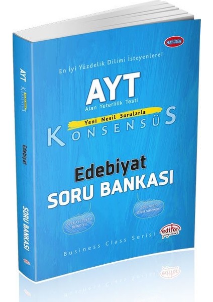 Editör Yayınları AYT Edebiyat Konsensüs Soru Bankası