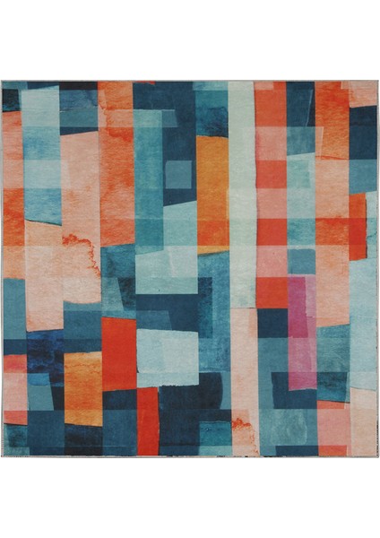 Özel Tasarım Dekoratif Kaymaz Taban Yıkanabilir Trend Halı 80 x 120 cm fırsatları