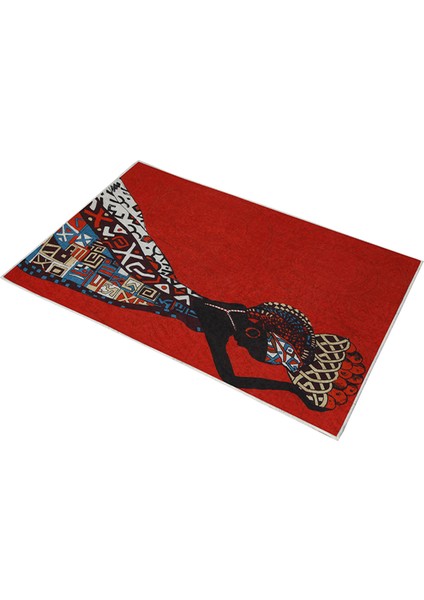 Özel Tasarım Dekoratif Kaymaz Taban Yıkanabilir Trend Halı 80 x 120 cm indirimleri