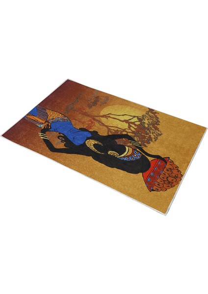 Özel Tasarım Dekoratif Kaymaz Taban Yıkanabilir Trend Halı 80 x 120 cm indirimleri