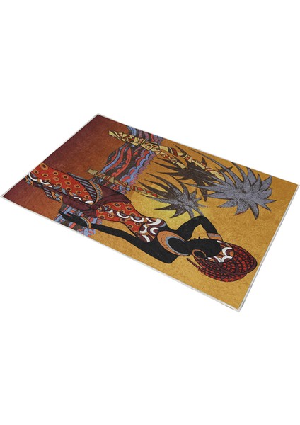 Özel Tasarım Dekoratif Kaymaz Taban Yıkanabilir Trend Halı 80 x 120 cm indirimleri