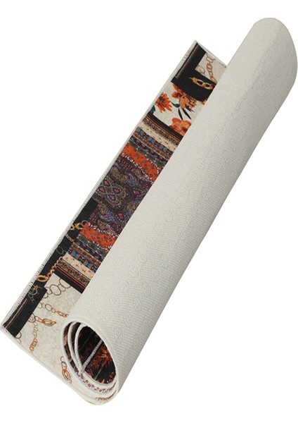 Özel Tasarım Dekoratif Kaymaz Taban Yıkanabilir Trend Halı 80 x 120 cm modelleri