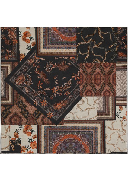 Özel Tasarım Dekoratif Kaymaz Taban Yıkanabilir Trend Halı 80 x 120 cm fırsatları