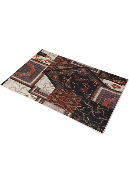 Özel Tasarım Dekoratif Kaymaz Taban Yıkanabilir Trend Halı 80 x 120 cm indirimleri