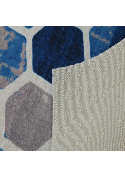 Özel Tasarım Dekoratif Kaymaz Taban Yıkanabilir Trend Halı 80 x 120 cm fırsatları