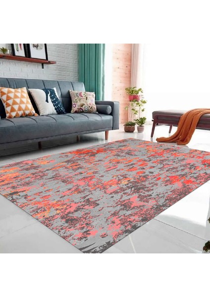 Dekoratif Özel Tasarım Kaymaz Taban Yıkanabilir Halı 160 x 230 cm