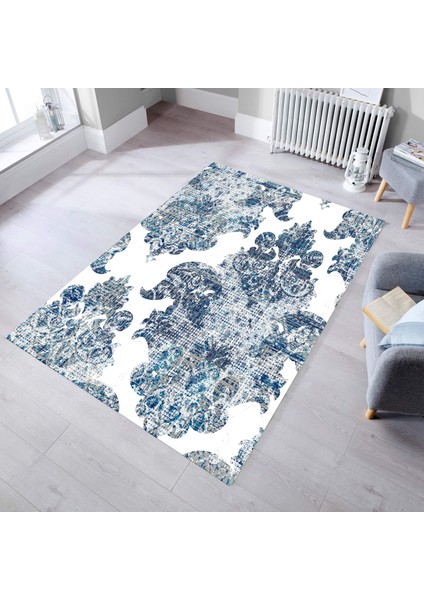 Dekoratif Özel Tasarım Kaymaz Taban Yıkanabilir Halı 160 x 230 cm