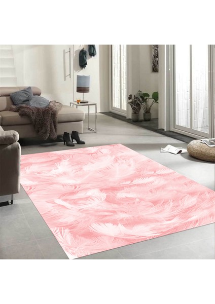 Dekoratif Özel Tasarım Kaymaz Taban Yıkanabilir Halı 160 x 230 cm
