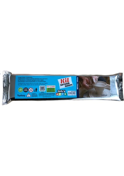 Doğal Beyaz Kil Seramik Hamuru 1 kg