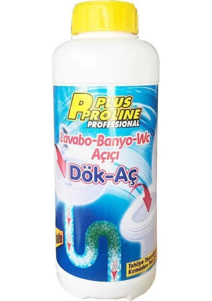 Plus Proline Dök-Aç Lavabo Banyo Wc Gider Açıcı 1 kg