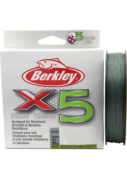 X5 Braid Tresse Green Ip Olta Misinası 300 mt