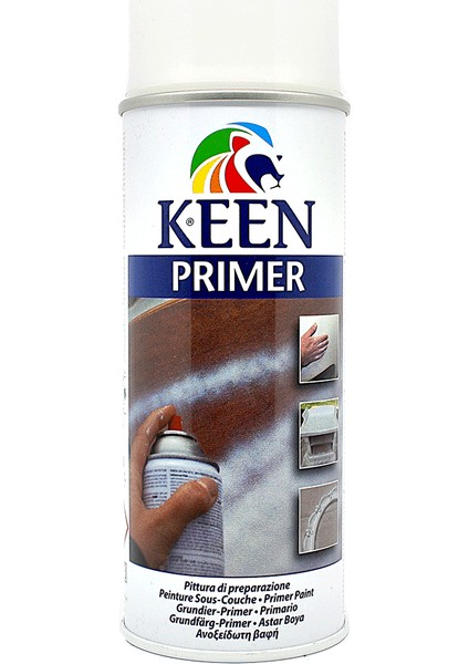 Sprey 400 ml Plastik Astar Şeffaf Vernik