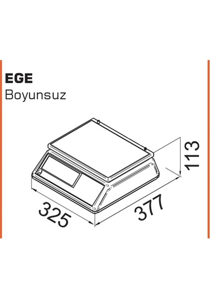 Ege-Ns Adet Parça Sayım Terazisi 15 kg - 0,5 gr