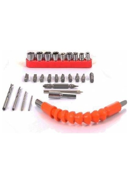 20 V 3 Ah Çift Akülü Kutulu Işıklı Vidalama Şarjlı Matkap 30'lu Professional Set