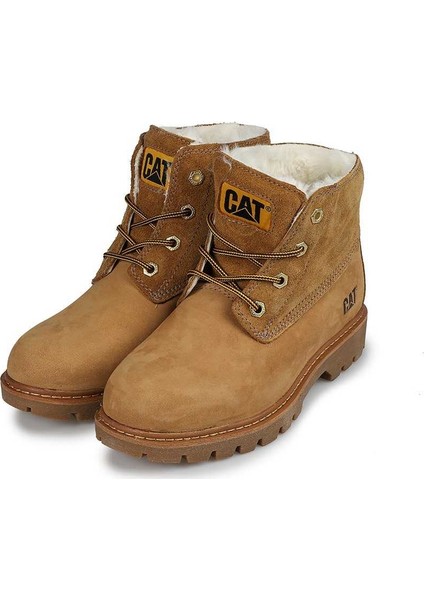 015Z101183 Vermont Fur Kadın Bot - Bal Rengi Nubuk modelleri