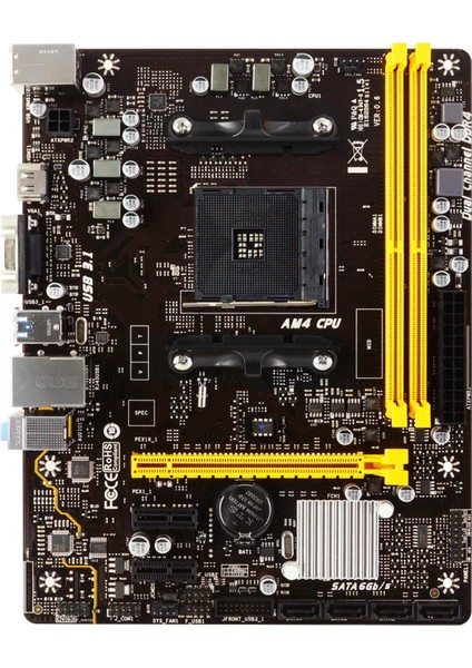 A320MH AMD A320 2666MHz DDR4 Soket AM4 mATX Anakart