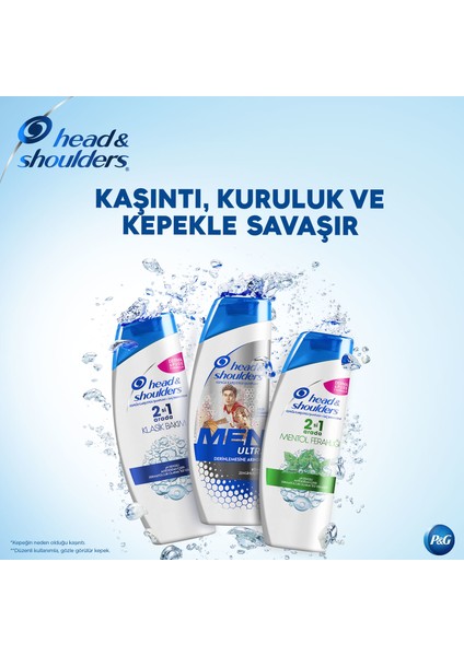 2'si 1 Arada Şampuan + Krem 400 ml Limon Ferahlığı