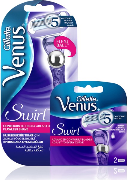 Swirl Yedekli Kadın Tıraş Makinesi