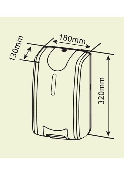 ZYQ210 Fotoselli Sıvı Sabunluk 2100 ml Beyaz fiyatları