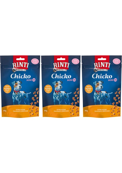 Extra Mini Xsmall Tavuklu Köpek Ödülü 80 gr x 3'lü Paket