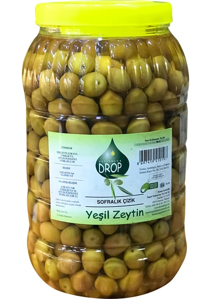 Drop  Edremit Çizik Zeytin 3 Lük 2  Kg