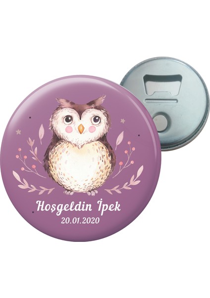 Grafilli Design 03 Hoşgeldin Bebek Magnet Açacak - 10 Adet