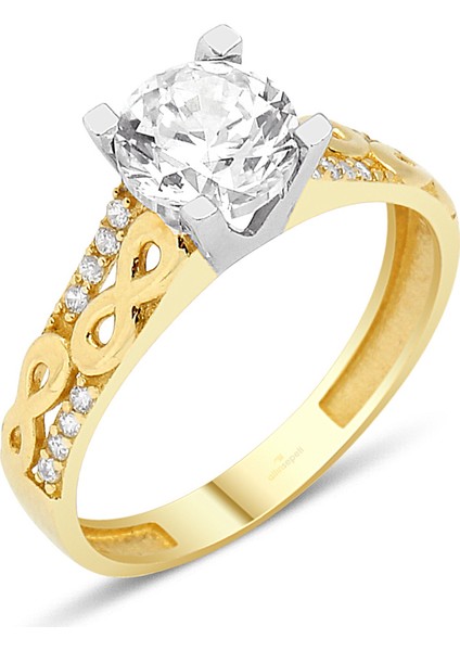 Altınsepeti Altın Sonsuzluk Tektaş Yüzük AS163YZ