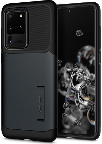 Samsung Galaxy S20 Ultra Kılıf Slim Armor Metal Slate - ACS00637