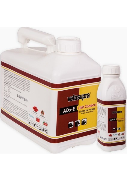 Vetasupra Ad3-E Likit Comfort Büyükbaş Küçükbaş ve Kanatlılar Için Yem Katkı Maddesi 1 lt