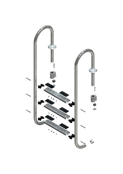 U 304 Model Havuz Merdiveni 3 Basamak modelleri