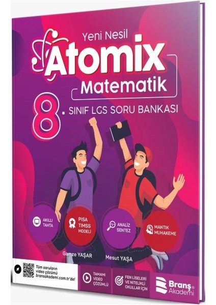 Branş Akademi 8.Sınıf Lgs Atomix Matematik 6 Deneme 2019