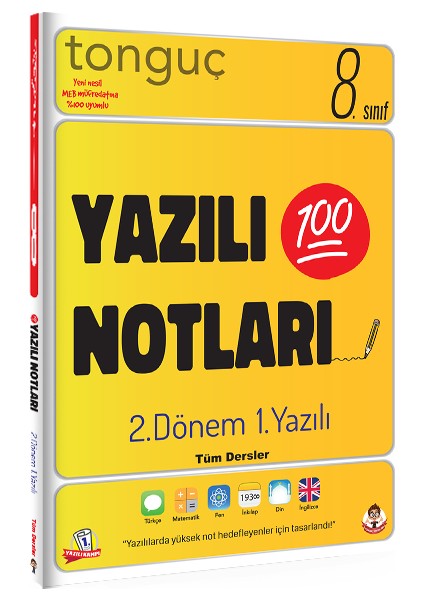 8. Sınıf Yazılı Notları 2. Dönem 1. Yazılı