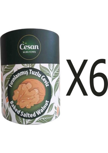 Ceviz - Kavrulmuş Tuzlu 150 gr x 6'lı