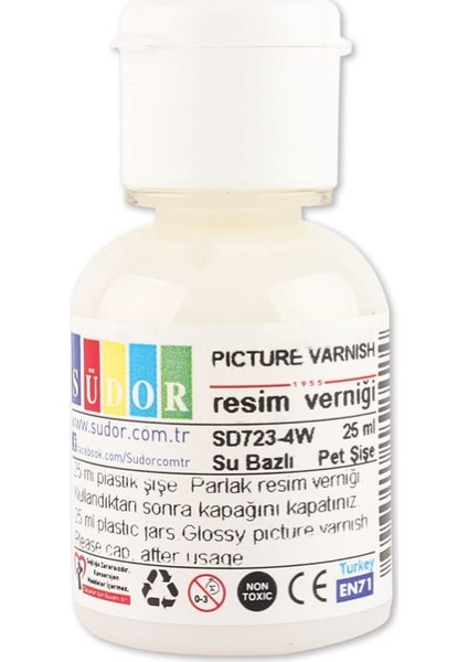 SD723-4W Resim Verniği Su Bazlı 25 ml