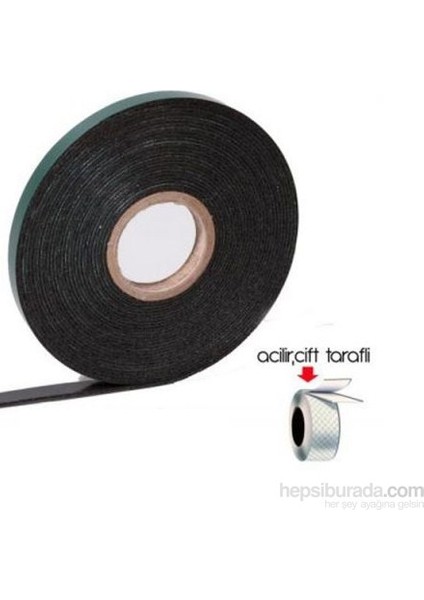 Çift Taraflı Köpük Bant 10 mm - 10 mt