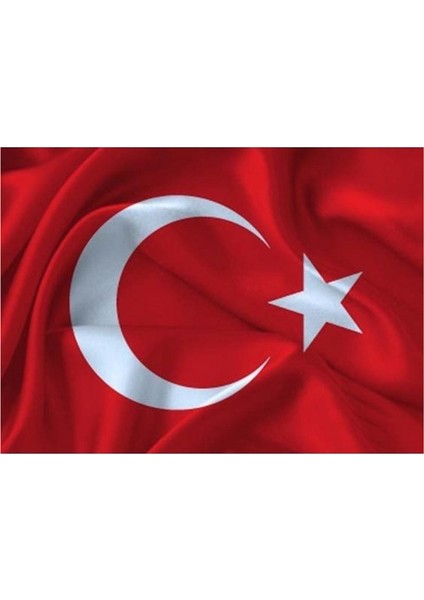 Alpaka Türk Bayrağı 50 x 75 cm