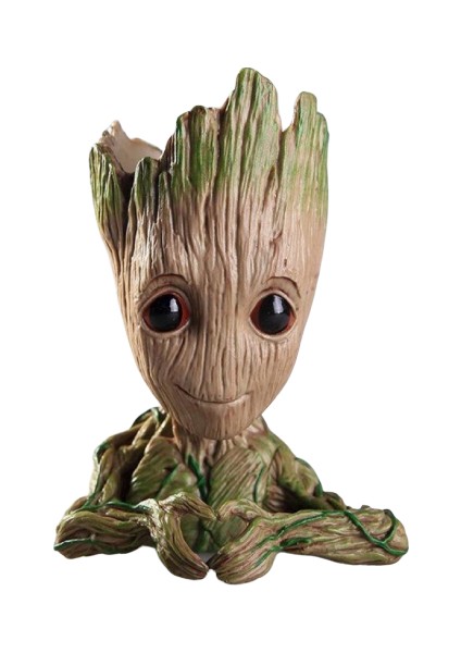 Baby Groot Figür Kalpli Saksı