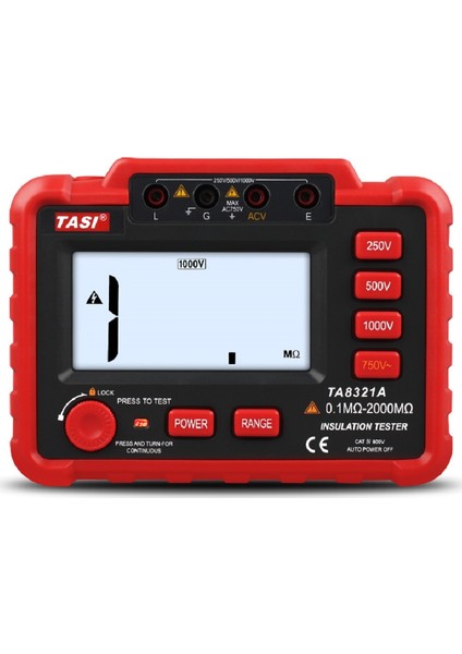 Tasi TA8321A Yüksek Gerilim İzolasyon Meğeri Ölçü Aleti Ta 8321A TA-8321A