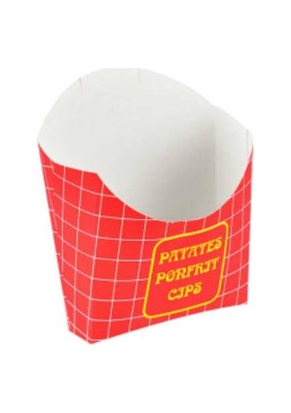 Karton Cips Patates Kutusu 100'lü