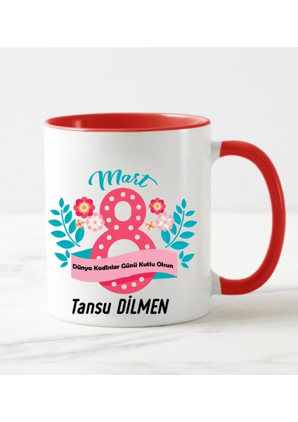 8 Mart Dünya Kadınlar Gününe Özel Kupa